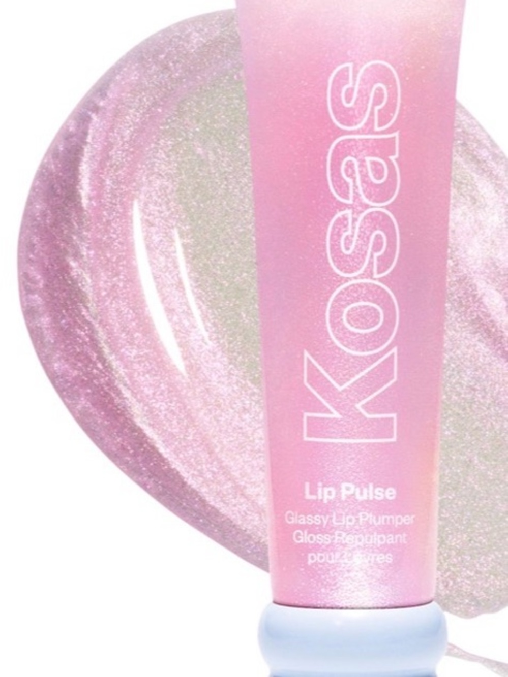 Kosas Lip Pulse Glassy Lip Plumper - Iridescent Pink